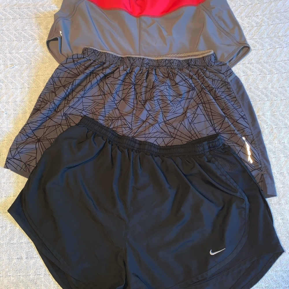 Box of athletic shorts